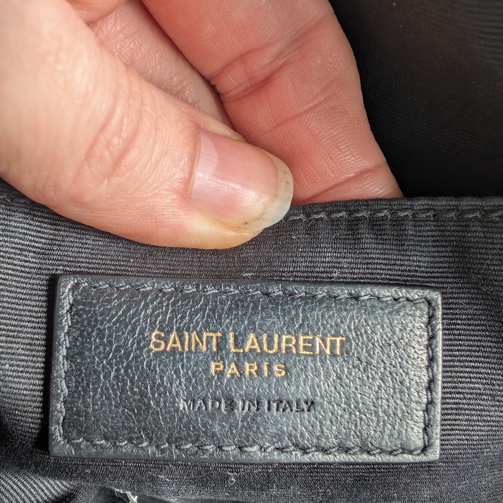 Yves Saint Laurent Taupe Quilted Crossbody Bag - Picture 2 of 16